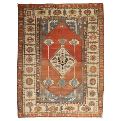 Pre-owned 1stdibs Zabihi Collection Antique Tribal Persian Bakshaish Rug, 9'9'' X 15'1'' In Brown