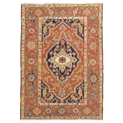 Pre-owned 1stdibs Zabihi Collection Connoisseur Antique Accent Size Rug, Circa 1900 In Brown
