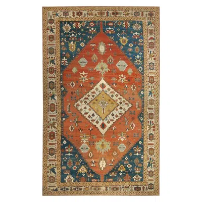 Pre-owned 1stdibs Zabihi Collection Phenomenal Tribal Palacesize Antique Bakshaish Rug, 14' X 23' In Brown