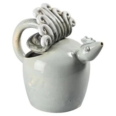 Pre-owned 1stdibs Zoomorphic Pitcher By Suzanne Ramié For Madoura, Vallauris Circa 1945 In Gray