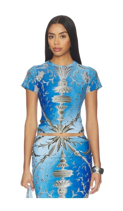 1xblue Baroque T-shirt In Blue