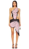 1xblue Butterfly Dress In Pink