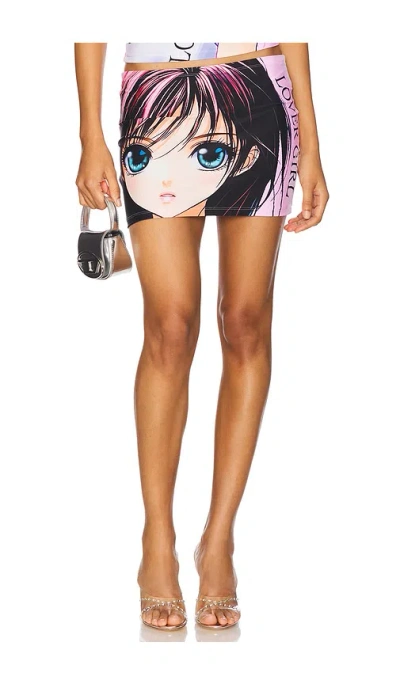 1xblue Lover Girl Skirt In 碎花