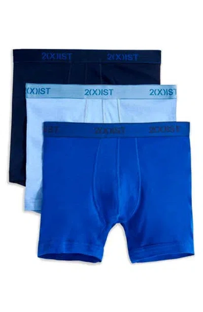 2(X)IST 2(X)IST 3-PACK COTTON BOXER BRIEFS