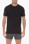 2(x)ist 3-pack Cotton Crewneck T-shirts In White/black/heathergray