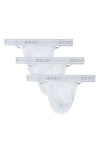 2(x)ist Essentials Cotton Y Back Thong 3-pack In White
