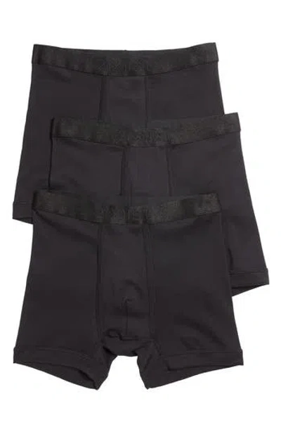 2(X)IST 2(X)IST 3-PACK PIMA COTTON BOXER BRIEFS