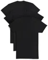 2(x)ist 3pk Slim Fit V-neck T-shirt In Black