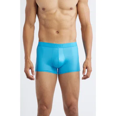 2(x)ist Assorted 2-pack Sliq Boxer Briefs In Infinity Chain/malibu Blue