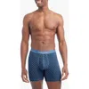 2(x)ist Assorted 4-pack Stretch Cotton Briefs In Printed Stripe/navy