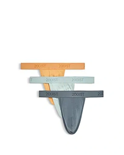 2(x)ist Cotton Thong, Pack Of 3 In Buff Orang