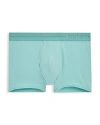 2(x)ist Dream Solid Low Rise Trunks In Aqua Haze