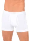 2(x)ist Men's Pima Cotton Boxer Briefs In White