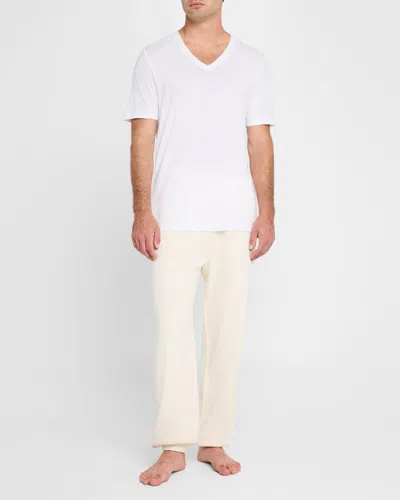 2(x)ist Men's Pima Cotton 3-pack V-neck T-shirts In White