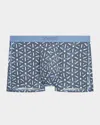 2(x)ist Men's Sliq Stretch Trunks In Infinity Chain/malib