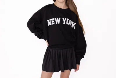 2 & Moon New York Sweatshirts In Black