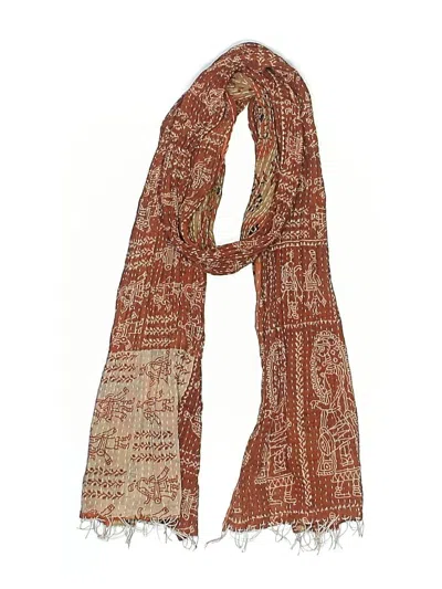 Pre-owned 2 Chic Scarf In Orange