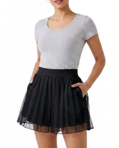 2 Liv Tulle Skirt Biker Short In Black