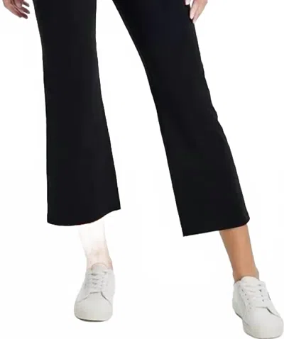2 Liv Women's Cropped Flare Pant In Black In Blue