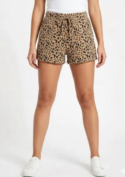2 Liv Women's Drawstring Pocket Boxer Short In Large Cheetah In Multi