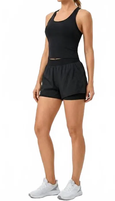 2 Liv Woven Run Biker Short In Black