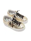 2 Star Glitter-star Sneakers In Gold