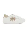 2 Star Glitter-star Sneakers In White