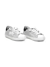2 Star Leather Sneakers In Gray