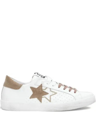 2 STAR PRIME STAR LACE-UP SNEAKERS