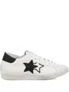 2 Star Prime Star Sneakers In White
