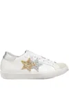 2 Star Prime Star Sneakers In White