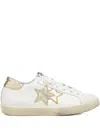2 Star Prime Star Sneakers In White