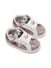 2 Star Star-detail Glitter Sneakers In Pink