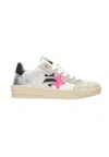 2 Star Women's Sneakers 2-star New Star Fuchsia And Zebra In Pink