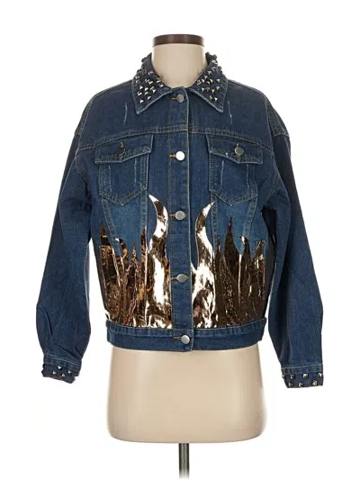 Pre-owned 2 To 5 Designs Denim Jacket In Blue