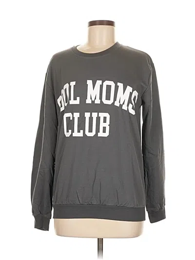 Pre-owned 2 To 5 Designs Long Sleeve T-shirt In Gray