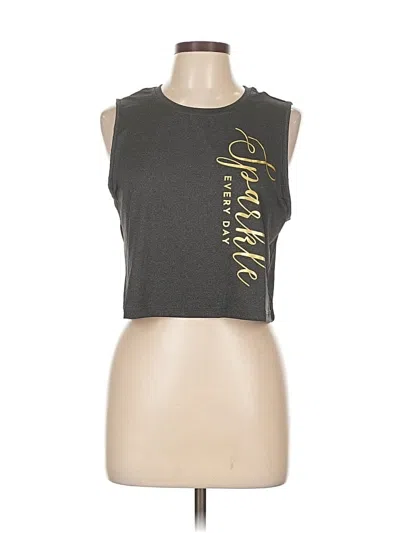 Pre-owned 2 To 5 Designs Sleeveless T-shirt In Gray