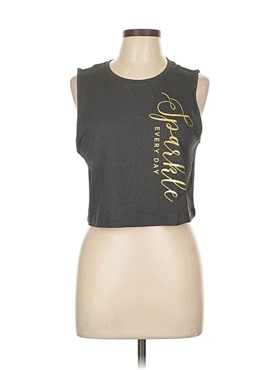 Pre-owned 2 To 5 Designs Sleeveless T-shirt In Gray