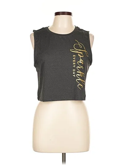 Pre-owned 2 To 5 Designs Sleeveless T-shirt In Gray