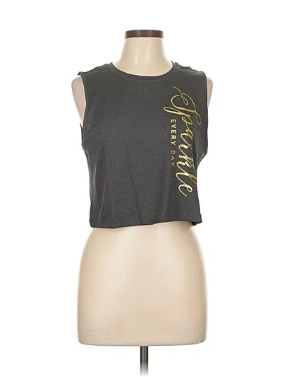 Pre-owned 2 To 5 Designs Sleeveless T-shirt In Gray