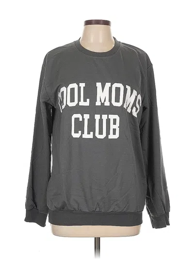 Pre-owned 2 To 5 Designs Sweatshirt In Gray