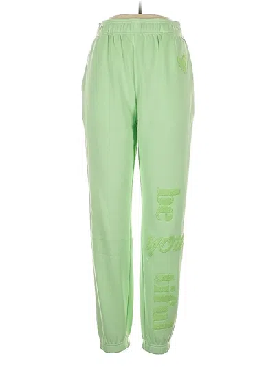 Pre-owned 2 To 5 Designs Track Pants In Green