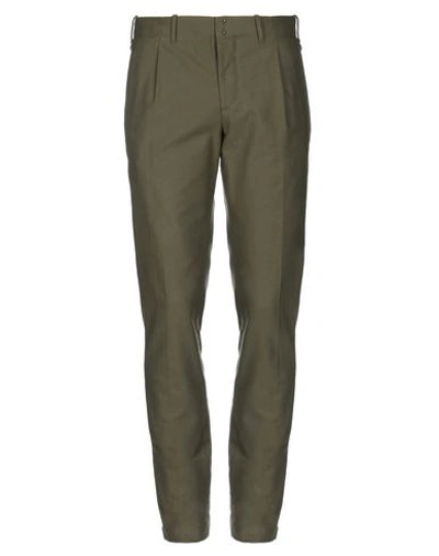 Incotex Casual Pants In Military Green