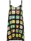 ASHISH SEQUIN-EMBELLISHED CROCHET MINI DRESS