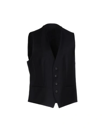 Hugo Boss Suit Vest In Dark Blue