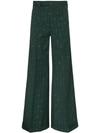 GUCCI PINSTRIPE FLARED TROUSERS