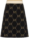 GUCCI GG LOGO KNITTED SKIRT