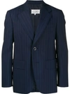 MAISON MARGIELA STRIPED LONG SLEEVES BLAZER