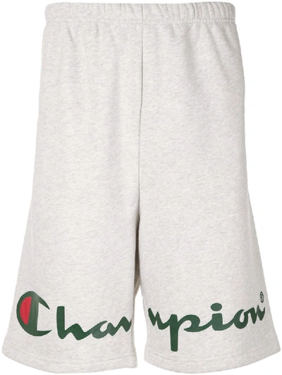 Supreme Champion Sweat Shorts In Grey