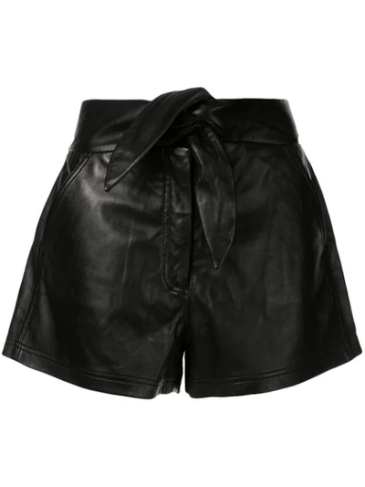 A.l.c Kerry Black Leather Shorts